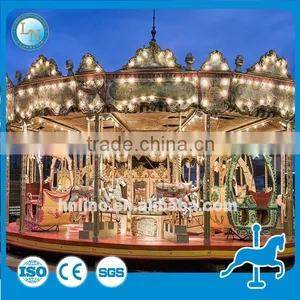 Christmas Amusement Park Kids Games High Quality Carousel Rides Manufacturers Carousel Horse Ride for Sale thumbnail-2