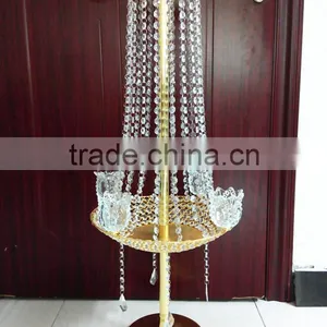 Table Centerpiece Wedding Candleabra Centerpiece, Wholesale Tall Candelabra Wedding thumbnail-3