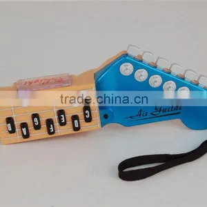Musical Instrument Guitar Toys Cartoon Intelligence Guitar With Light.Plastic Toy Simulation 4-string Guitar Toys thumbnail-3