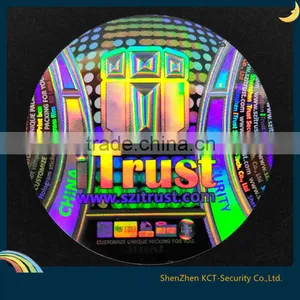 New Arrival Custom 3d Hologram Sticker PET Hologram Printing thumbnail-2