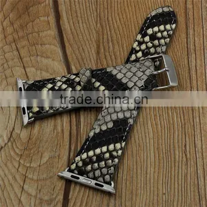 Jranter Cheap Price Real Python Snakeskin for Apple Watch Band 38mm Bracelet thumbnail-2