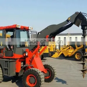 Cheap Farm Tractors Wheel Loader Oj-16 With Auger thumbnail-1