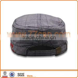 Good Quality Military Hat With Scottish Fabric thumbnail-2