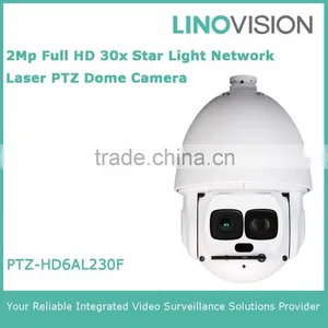2Mp Full HD 30x Star Light Outdoor PTZ Dome IP Camera thumbnail-1