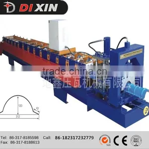 Galvanized Aluminum Plate Ridge Tile Roll Forming Machine thumbnail-1
