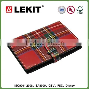 Memo Pad in Leather Jacket and With Pen Attached thumbnail-1