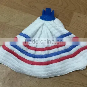 Colored Microfiber Towel Cloth Floor Wet Mop Head thumbnail-1