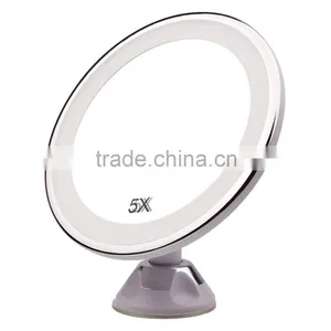 Led Light Magnifying Cosmetic Mirror/led Light Makeup Mirror/compact Mirror for Men thumbnail-2