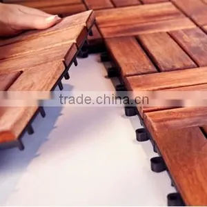 Wood Decking/Interlocking Outdoor Deck Tiles , Wood Garden Deck Tiles, Garden Tiles thumbnail-4