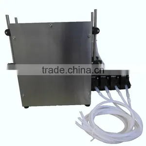 Wholesale Small Electric 4 Heads Semi Automatic Fast Pesticide Liquid Filling Machine thumbnail-3