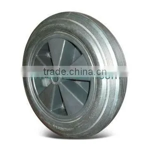 15'' (D385) Solid Rubber Wheel for Wheelbarrow thumbnail-1