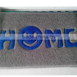 2016 HOT !!! Home Designs Pvc Coil Material Washable Pvc Floor Carepet Door Mat thumbnail-1