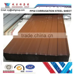 750/828/840 Popular Prepainted Galvanized Corrugated Roofing Tile, Wall Sheet thumbnail-1