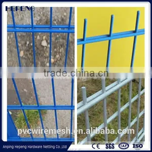 Hepeng Factory Welded Steel Wire Double Wire Fence thumbnail-1