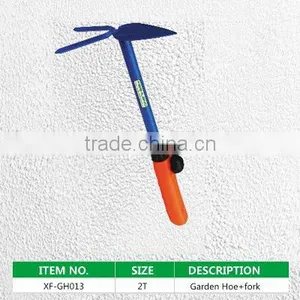 Double Useful Stainless Spade Rake With Wood Handle thumbnail-3