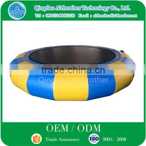 Factory Custom Water Paly Equipment Inflatable Air Bouncer Water Trampoline Jumping Bed thumbnail-1