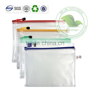 Custom PVC Document Zipper File Bag for Sale thumbnail-1