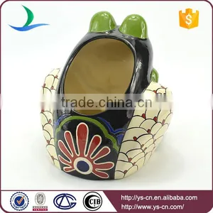YSfp0005 Colorful Ceramic Folg Flower Pot for Home thumbnail-4