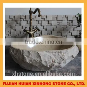 Unique Design Hand Carved Marble Stone Basin thumbnail-3