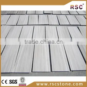 White Wood Grain Wood Marble Interior Wall Cladding thumbnail-1