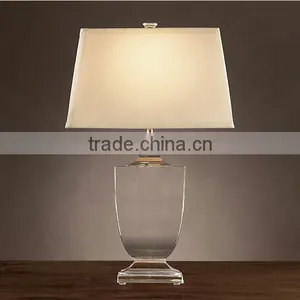 Antique Crystal Bedside Table Lamp for Bedroom thumbnail-1