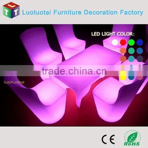Heavy PE Plastic Waterproof Remote Control LED Bar Chair/LED Furniture Sofa Furniture LTT-CT05A thumbnail-1