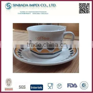 Fashion Coffee Ceramic Cup With Saucer thumbnail-1