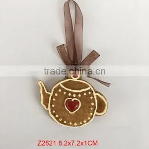 Custom Resin Gingerbread Decorative Christmas Ornament thumbnail-1
