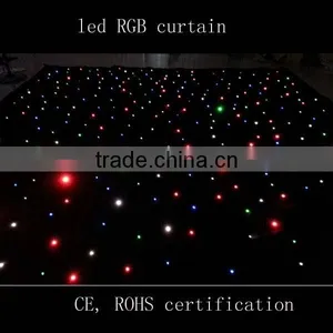 Popular and Good Quantiy Fireproof Cloth Curtain for Party thumbnail-4