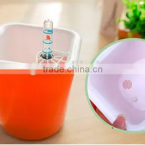 Self Watering Planter Flower Pot Home Office Garden Water Level Indicator thumbnail-4