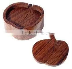 Wooden Tea Coaster , Cup Coaster, Engraved Coaster, Monogram Coaster, Tea Coaster Set, Wine Coaster, Wooden Coaster, Bar Coaster thumbnail-1
