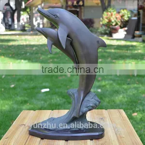 Brass/bronze Large Animal Dolphine Statue for Sale thumbnail-1