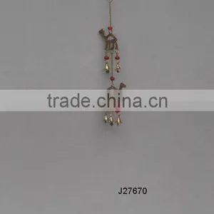 Polished Camel Wind Chimes Made in Brass thumbnail-1