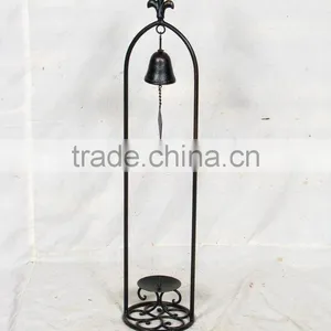 Table Stand Candle Holder With Bell thumbnail-1