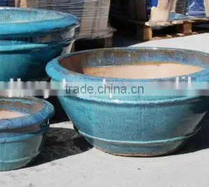 Set of 4 Bowl Planters, thumbnail-1