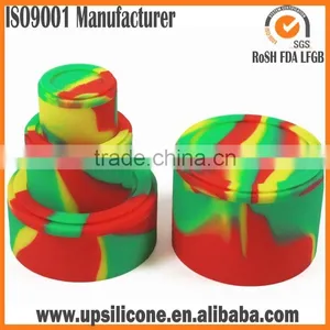 Eco-friendly Top Quality Nonstick Factory Silicone Jars Dab 5ml 7ml Wax Container Butane Oil Hash Silicone Container thumbnail-1