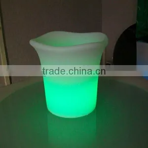 PE Material Plastic Led Ice Bucket For Bar And Club thumbnail-1