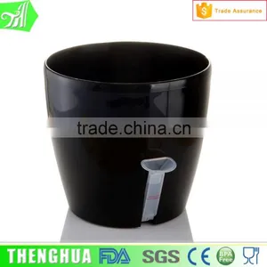 Various Size! Colorful Plastic Flower Pots Big Outdoor Flower Pots thumbnail-1