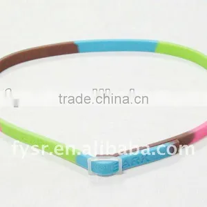 Colorful Eco-friendly Silicone Lanyard thumbnail-1