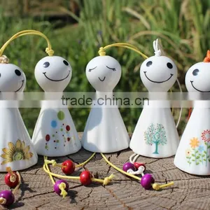 Customized Decoration Promotional Ceramic Indoor Wind Chime for Crafts thumbnail-1
