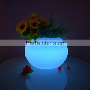 Infrared Remote Control PE Plastic Display Led Flower Pots thumbnail-1