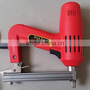 1500w 1013J Lower Noise Handheld Electric Floor Brad Nailer Crown Stapler Portable Electric Nail Gun thumbnail-3