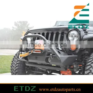 Brawler Lite Front Bumper With Brawler Bar & D-Ring Tabs for 07-16 Jeep Wrangler JK thumbnail-2