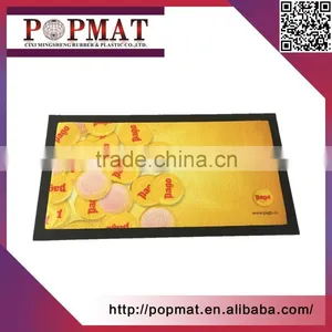 Non Woven Fabric Rubber Bar Mat Thermal Transfer Printing Bar Runner thumbnail-1