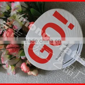 High Quality Plastic Paper Hand Fan for Advertising thumbnail-4