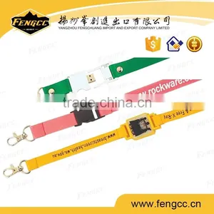Promotional Cheap Custom Printed Poyester Neck Lanyard With Logo thumbnail-1
