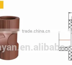 TY High Quality PP Threaded Pipes&fittings FEMALE TEE A Eco-friendly Cheap Price Full Size Factory Price List Discount thumbnail-1