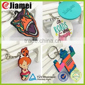 Promotional Wholesale Pvc Keyring Custom Rubber Keychain thumbnail-2