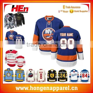 Wholesale Custom European Funny Ice Hokcey Jerseys thumbnail-5