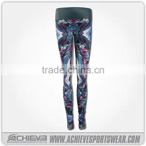 Printed Sublimated Fashion Yoga Leggings thumbnail-1